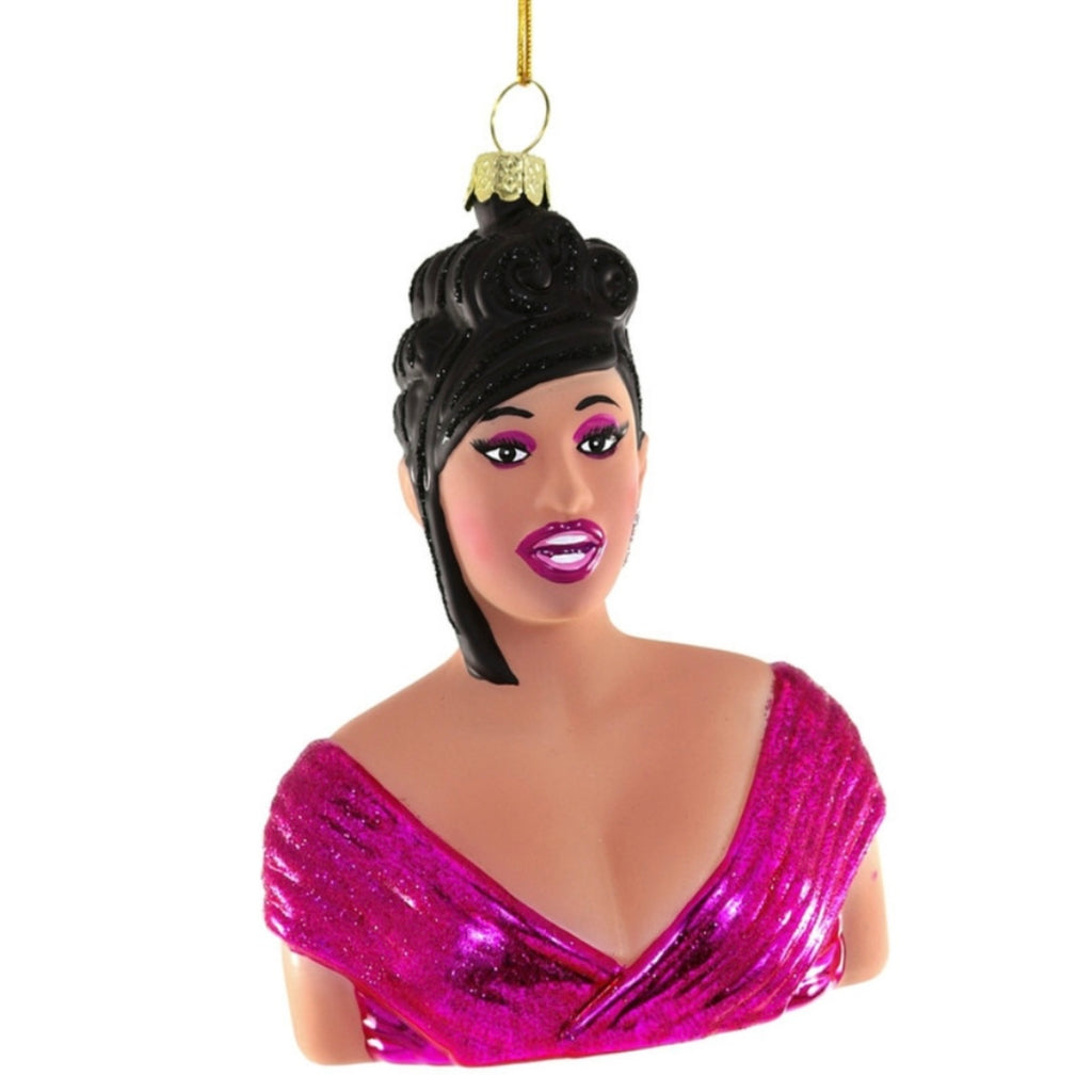cardi b ornament