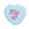 fuck off vintage heart cake candle