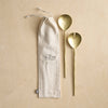brass salad servers {set of 2}