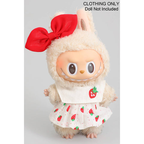labubu strawberry dress & bow