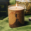 no 19 muse wood wrapped candle