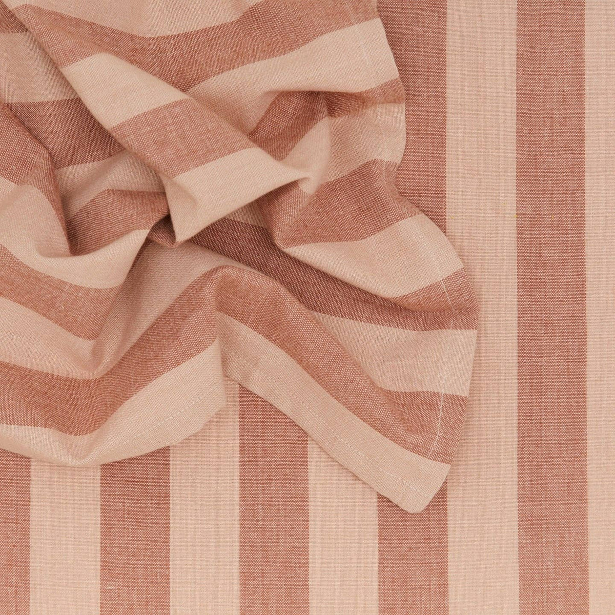 striped {blush/terracotta} dinner napkins {set of 4}