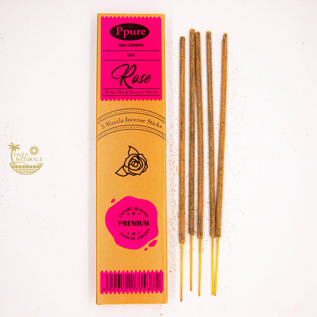 rose incense stick 5-pack