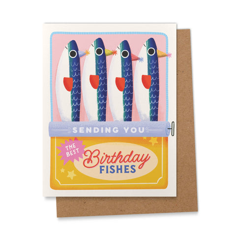 sending you the best birthday fishes card
