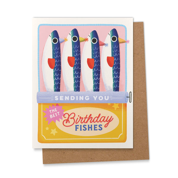 sending you the best birthday fishes card