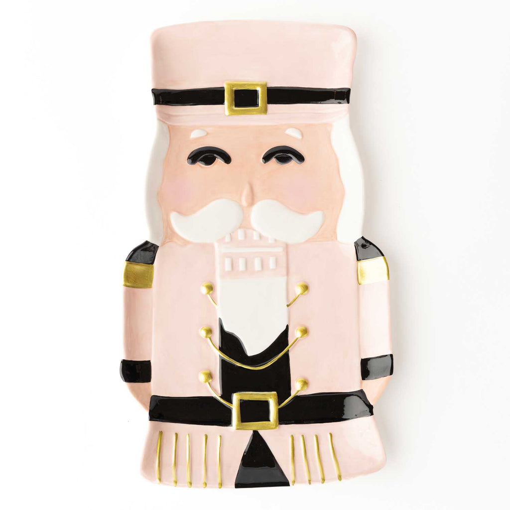 pink nutcracker platter