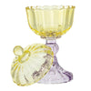 vintage glass jar: crystal  {3.5 Dia x 7.5 H}