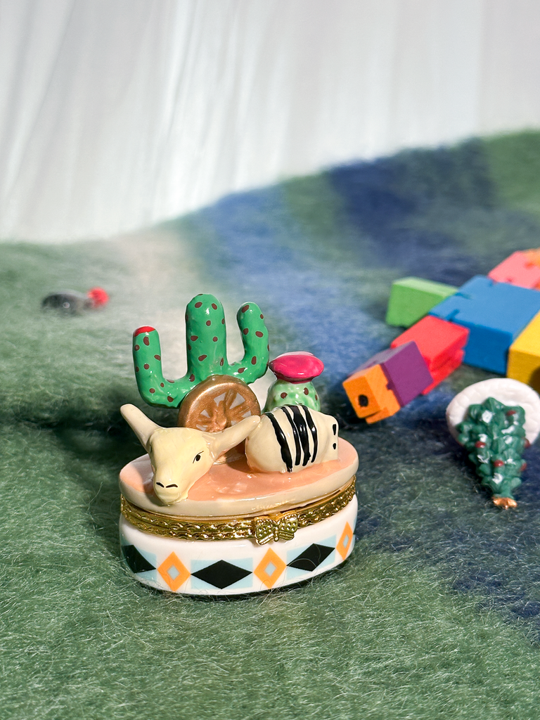 cactus & skull trinket box