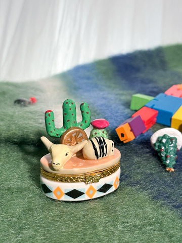 cactus & skull trinket box