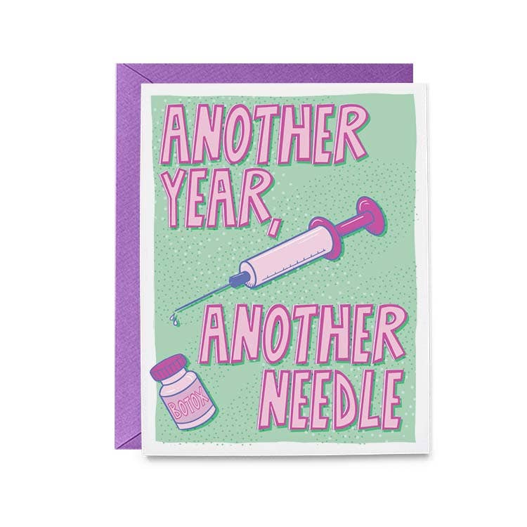 another year, another needle {botox} card