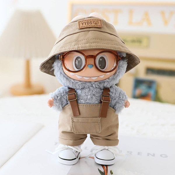 labubu summer overalls {khaki} set
