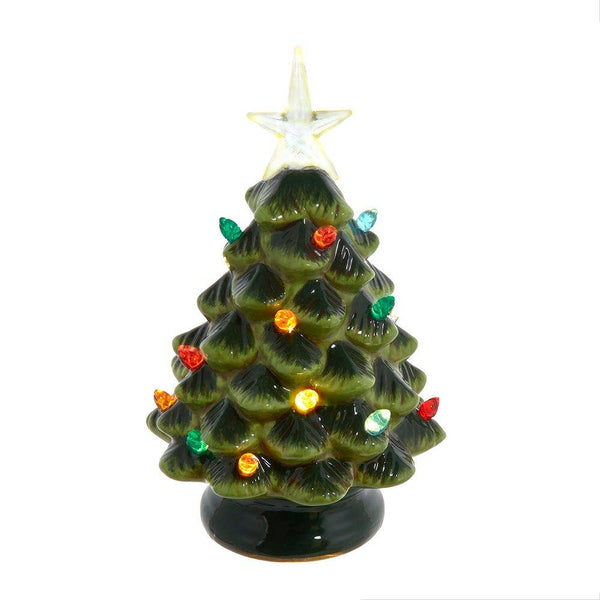 light up ceramic tree