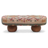 rizi textured wool upholstered bench {pick up only}