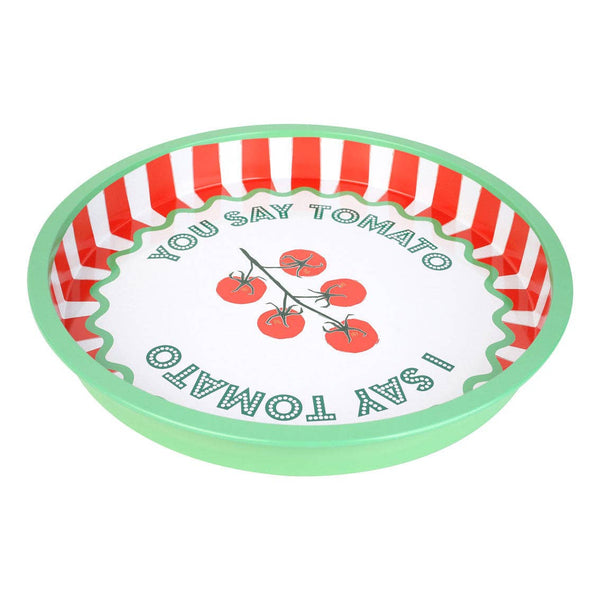 you say tomato, i say tomato tin tray
