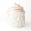 pink santa cookie jar