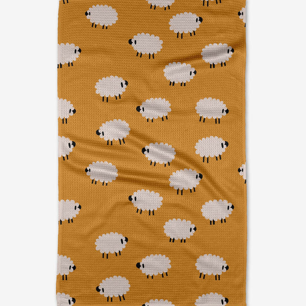 sheep tea towel