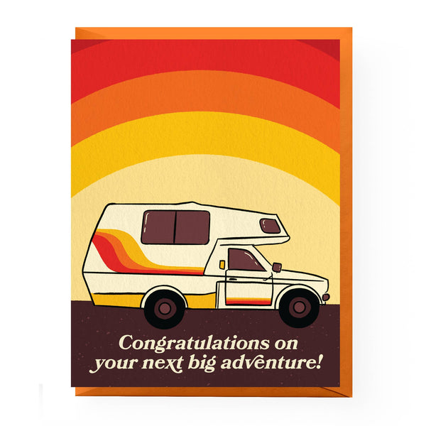 congratulations on your next big adventure card