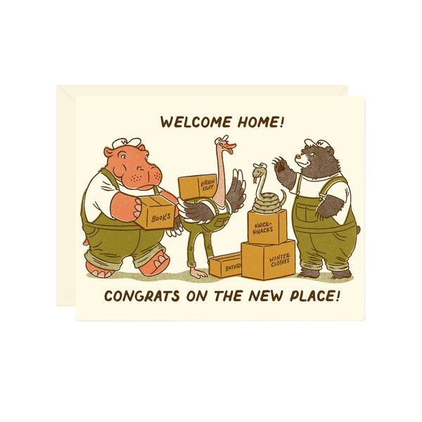 welcome home! congrats on the new place! card