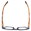 kass {transparent grey w/ brown temples} blue light {readers} eyeglasses
