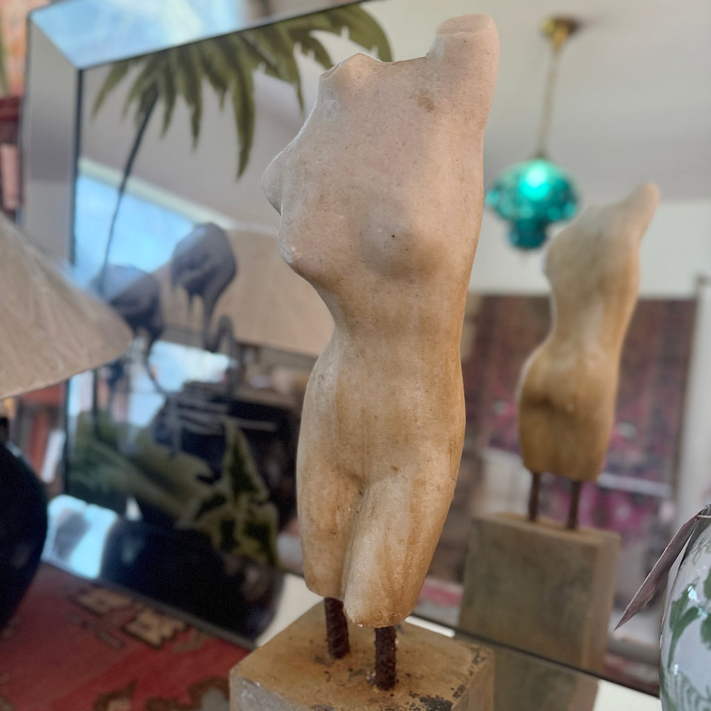 marble lady torso {pick up or delivery only}