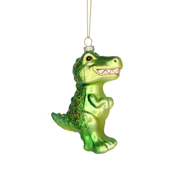 happy dino ornament