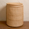 rattan cane basket with lid