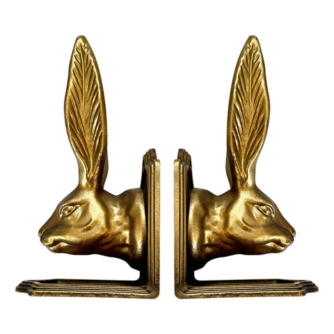 rabbit decorative bookend set