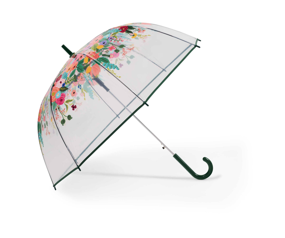 garden party clear umbrella