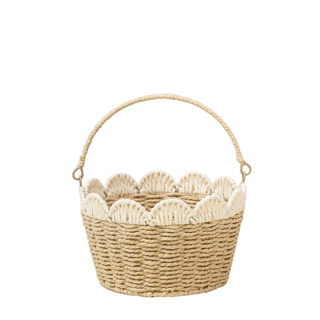 scallop edge { medium} basket