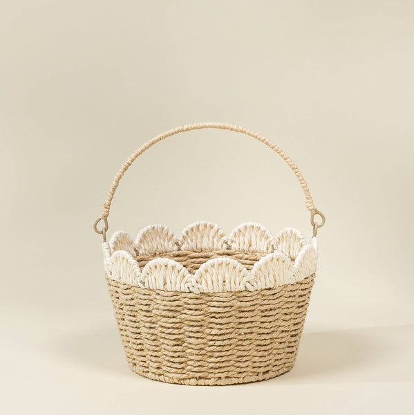 scallop edge { medium} basket