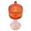 amber pedestal jar
