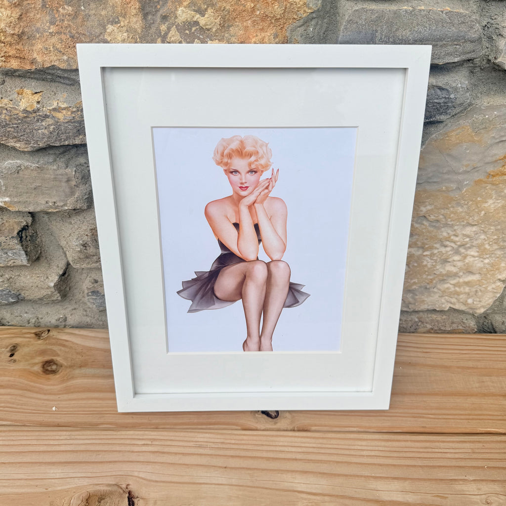 framed original pinup artwork no.1