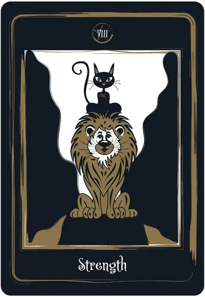 golden black cat tarot