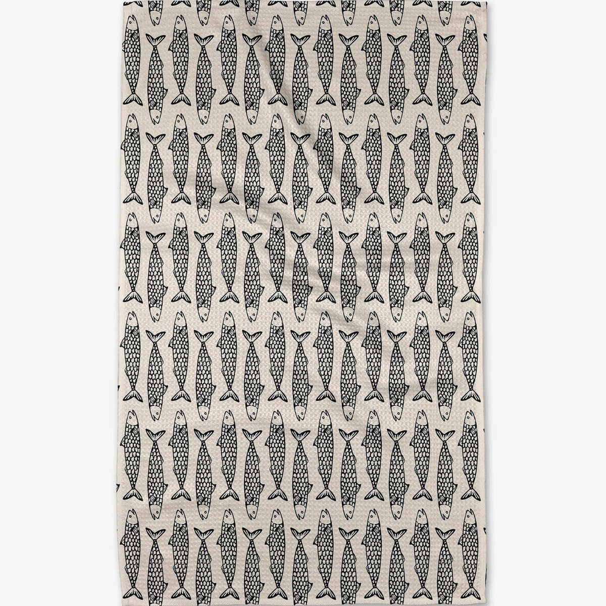 fish friends tea towel