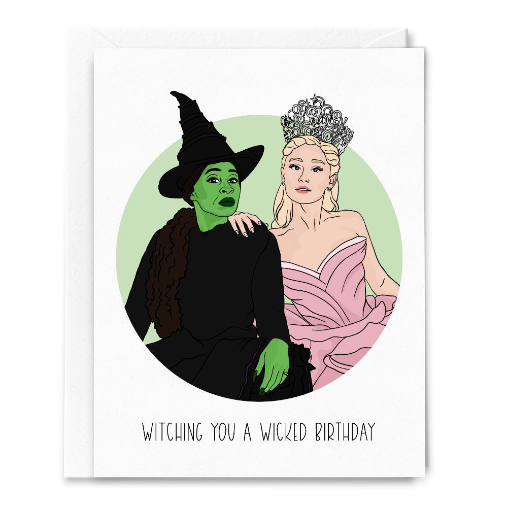 witching you a wicked birthday card