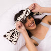cowhide weighted sleep mask