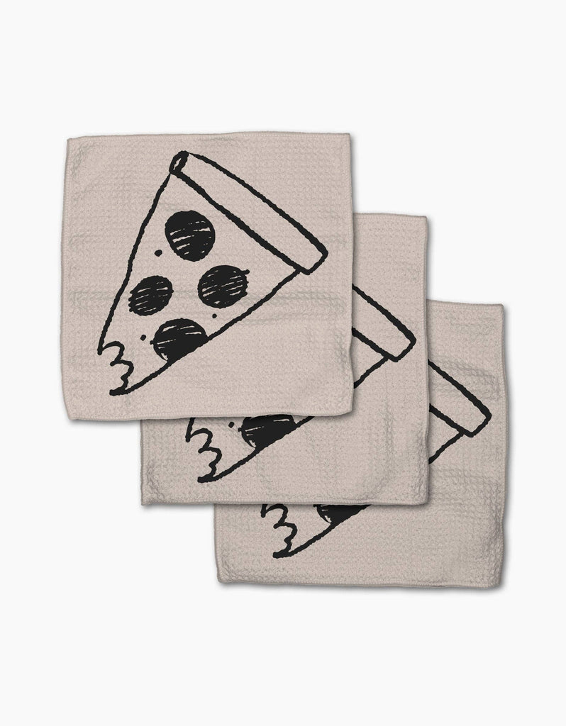pizza slice dishcloth set