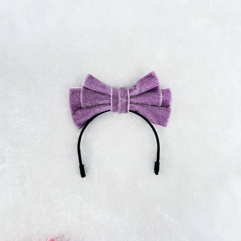 labubu velvet glitter headband