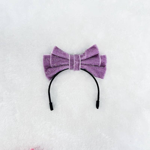 labubu velvet glitter headband