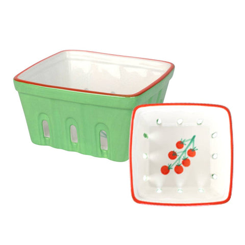 tomato ceramic punnet