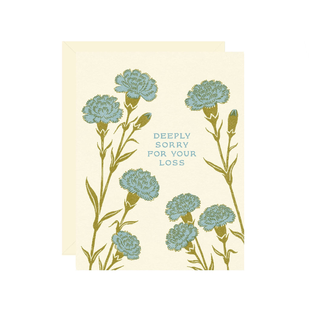 deeply sorry for your loss card
