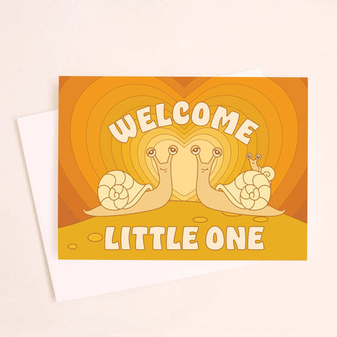 welcome little one card
