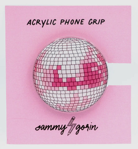 disco ball phone grip