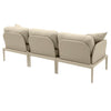 taupe modular outdoor sofa
