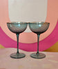 art deco coupe glasses {set of 2}