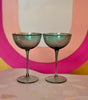 art deco coupe glasses {set of 2}