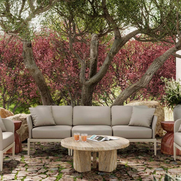 taupe modular outdoor sofa