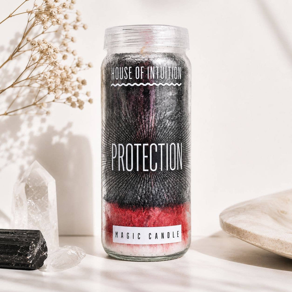 protection magic candle