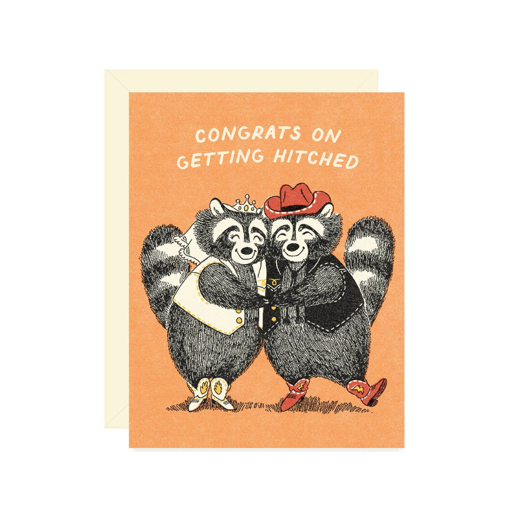 congrats on getting hitched card