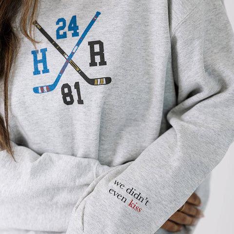 we didn't even kiss {heated rivalry} sweatshirt